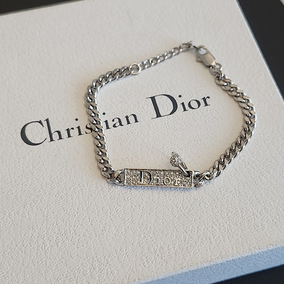 Vintage Christian Dior Pierced Bracelet - Picture 1 of 5